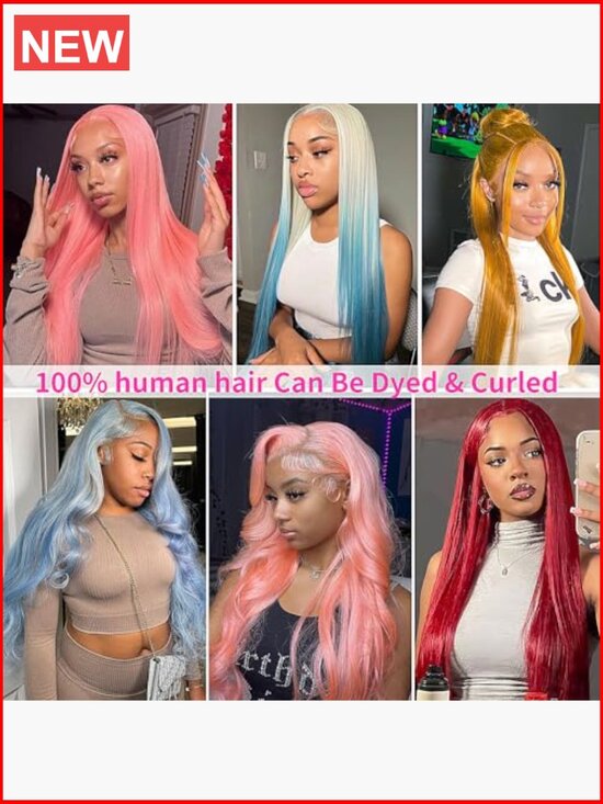 26 Inch 613 Lace Front Wig Human Hair 13X4 Straight HD Transparent Lace Frontal
